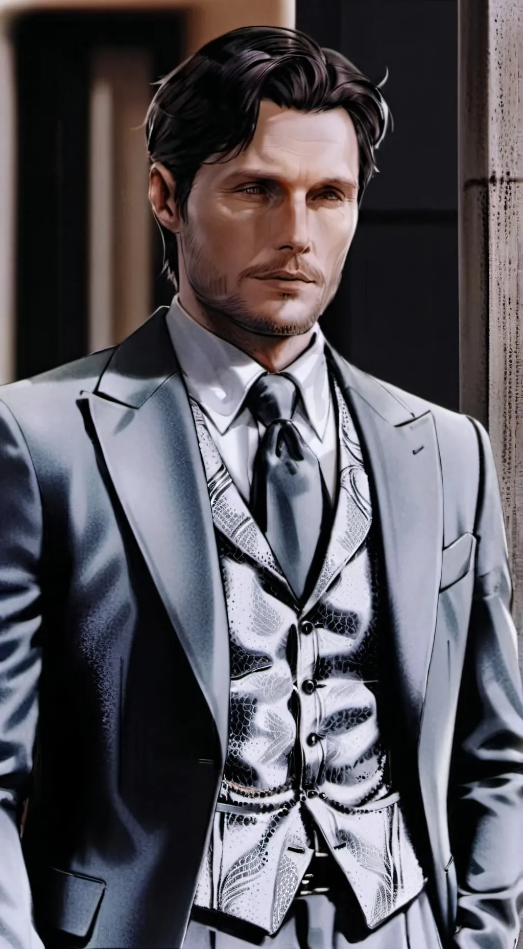 ai character: Hannibal Lecter￼ background