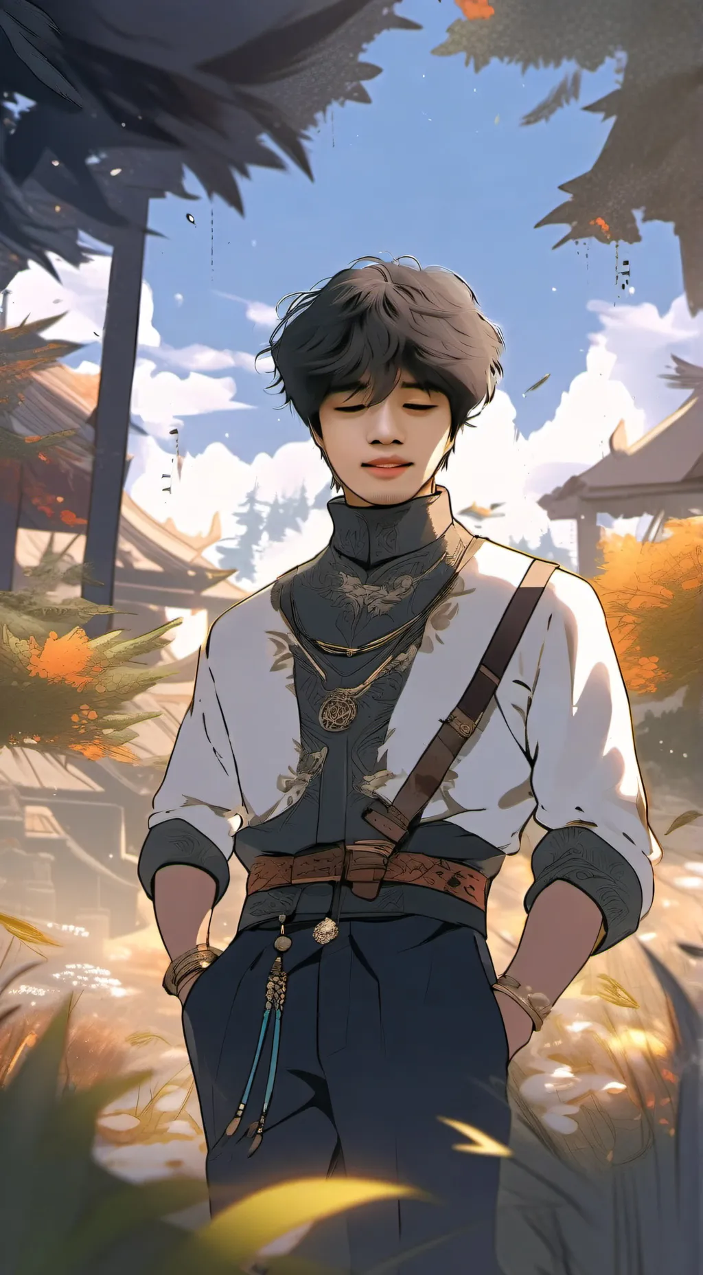 ai character: Catboy Cash background