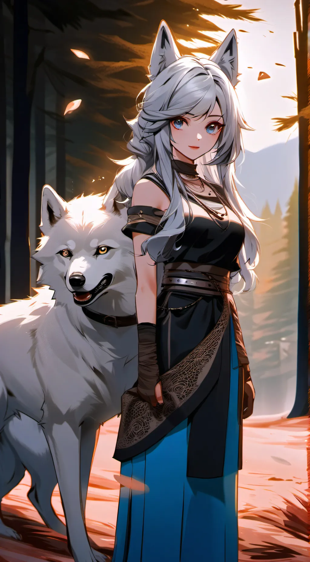 ai character: Sarah background