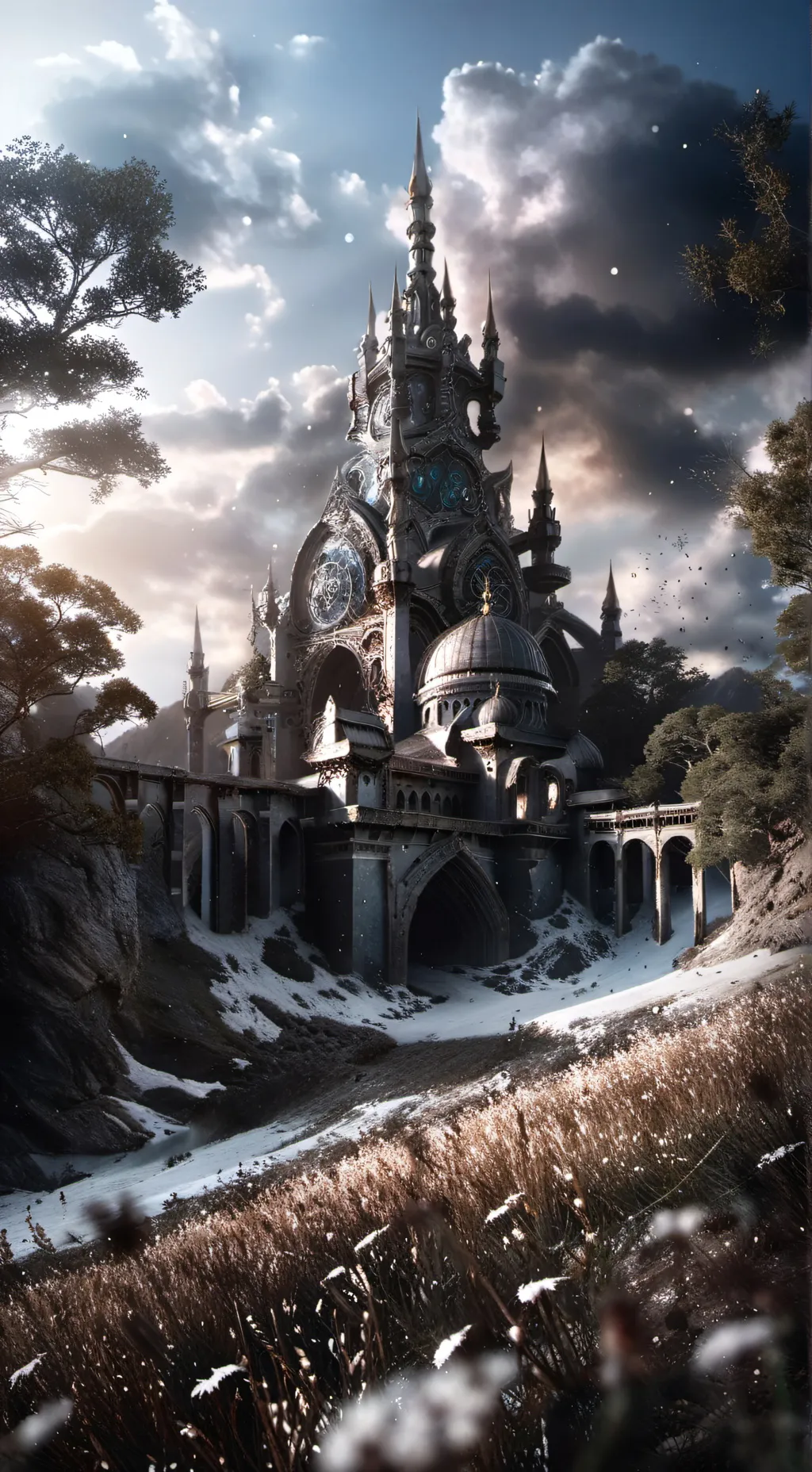 ai character: sky background