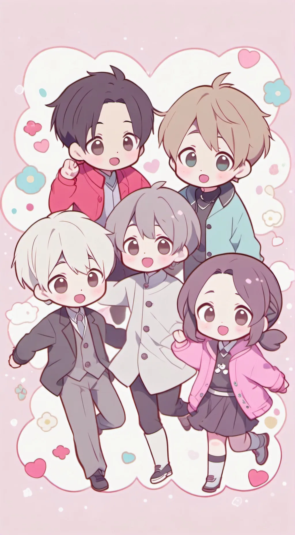 ai character: STRAY KIDS background