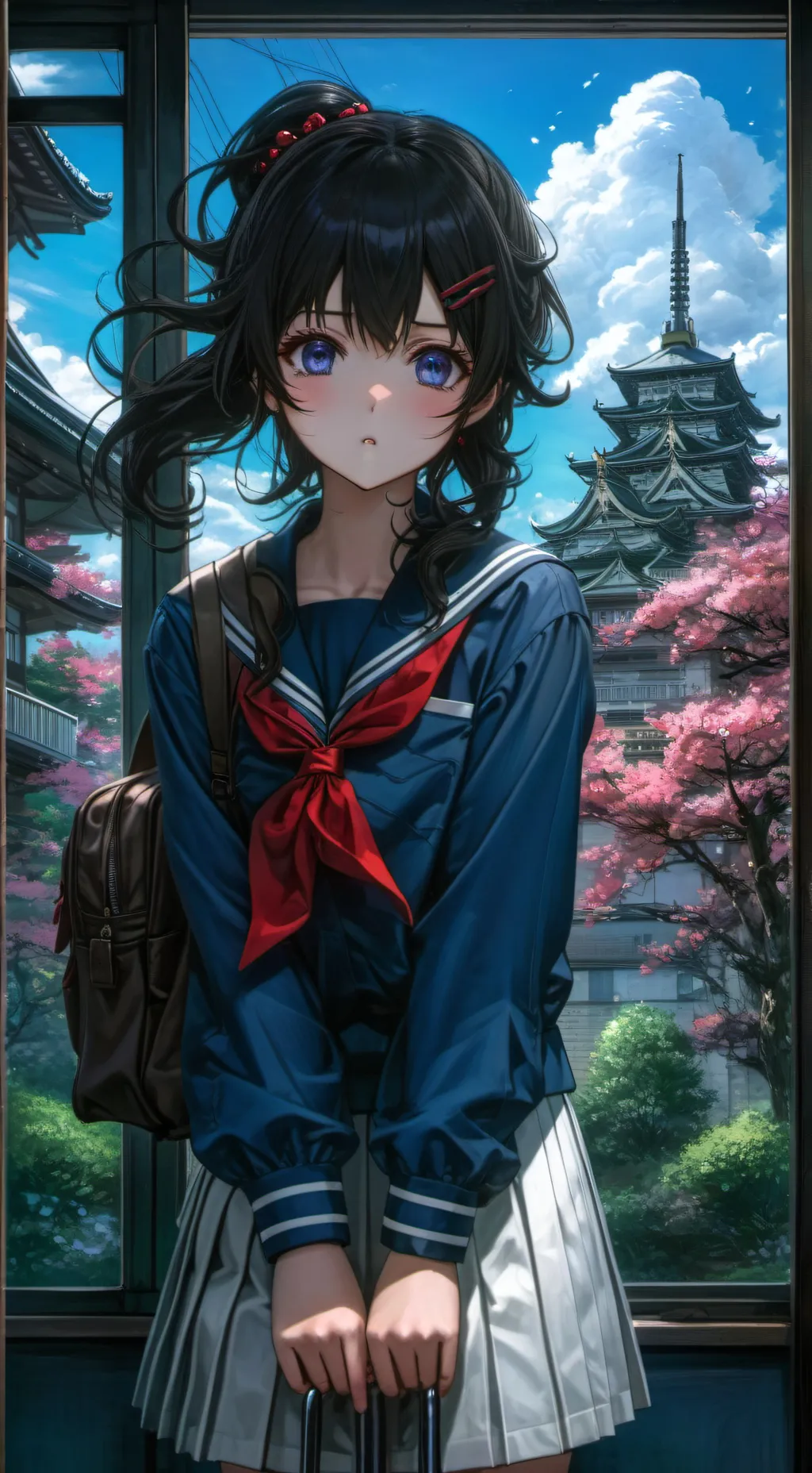 ai character: Ayano aishi  background