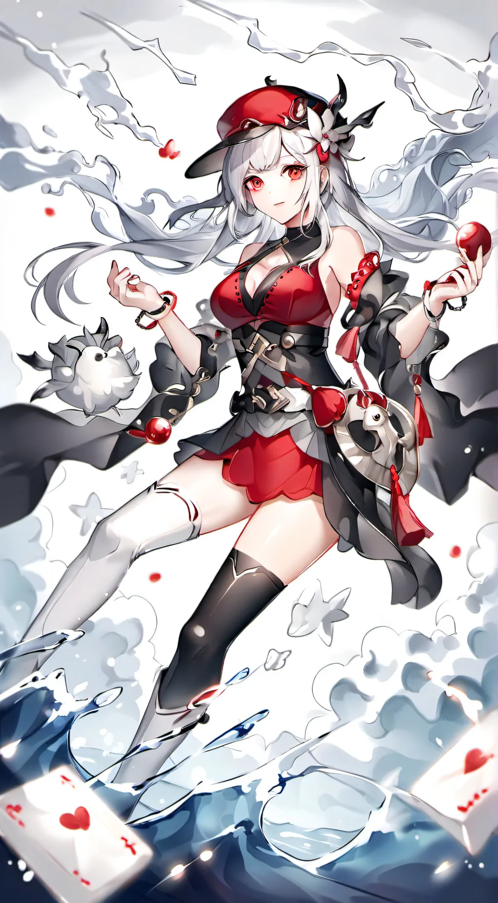 ai character: hero school background