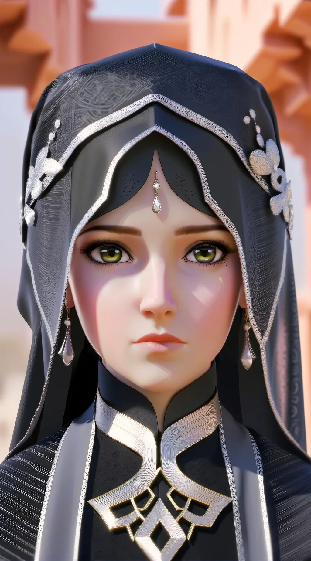 ai character: Fatima  background