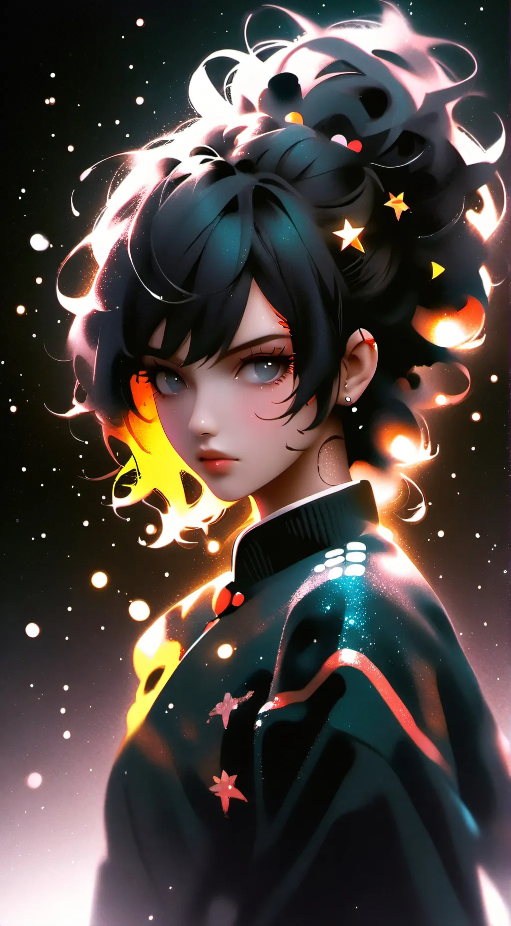 ai character: momo and jiro mha background