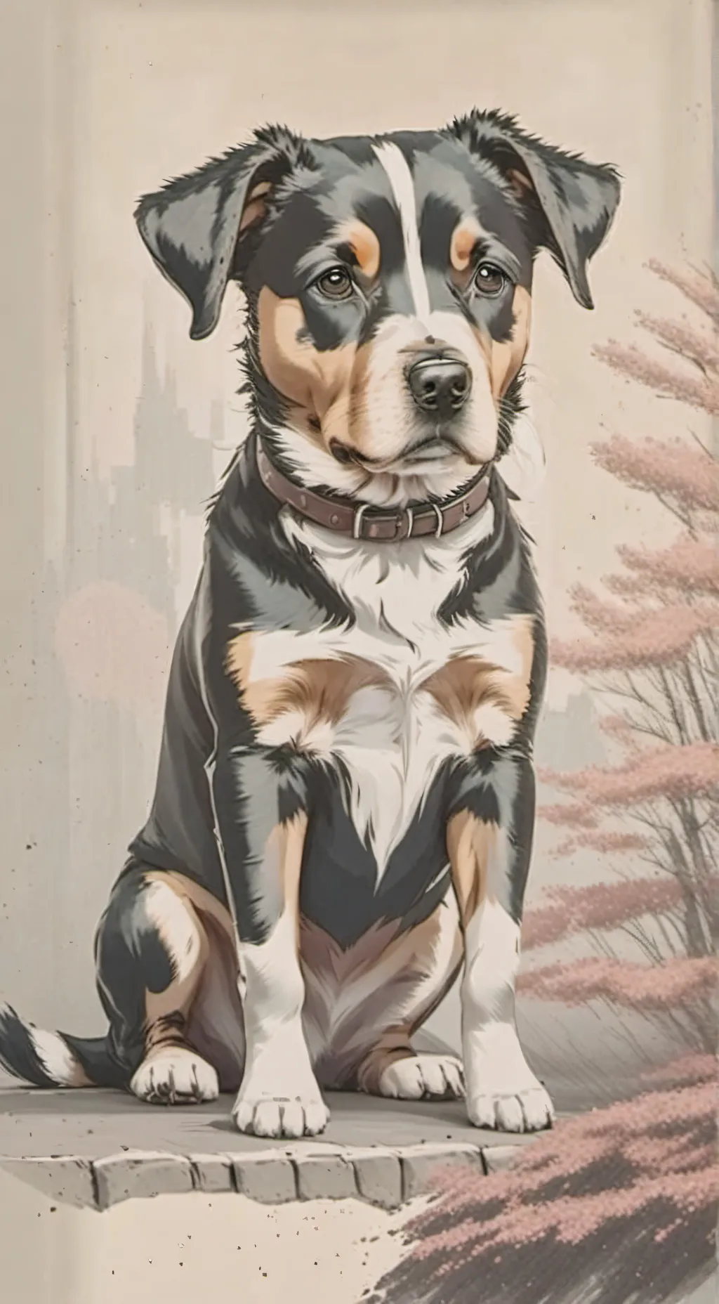 ai character: Sakura background