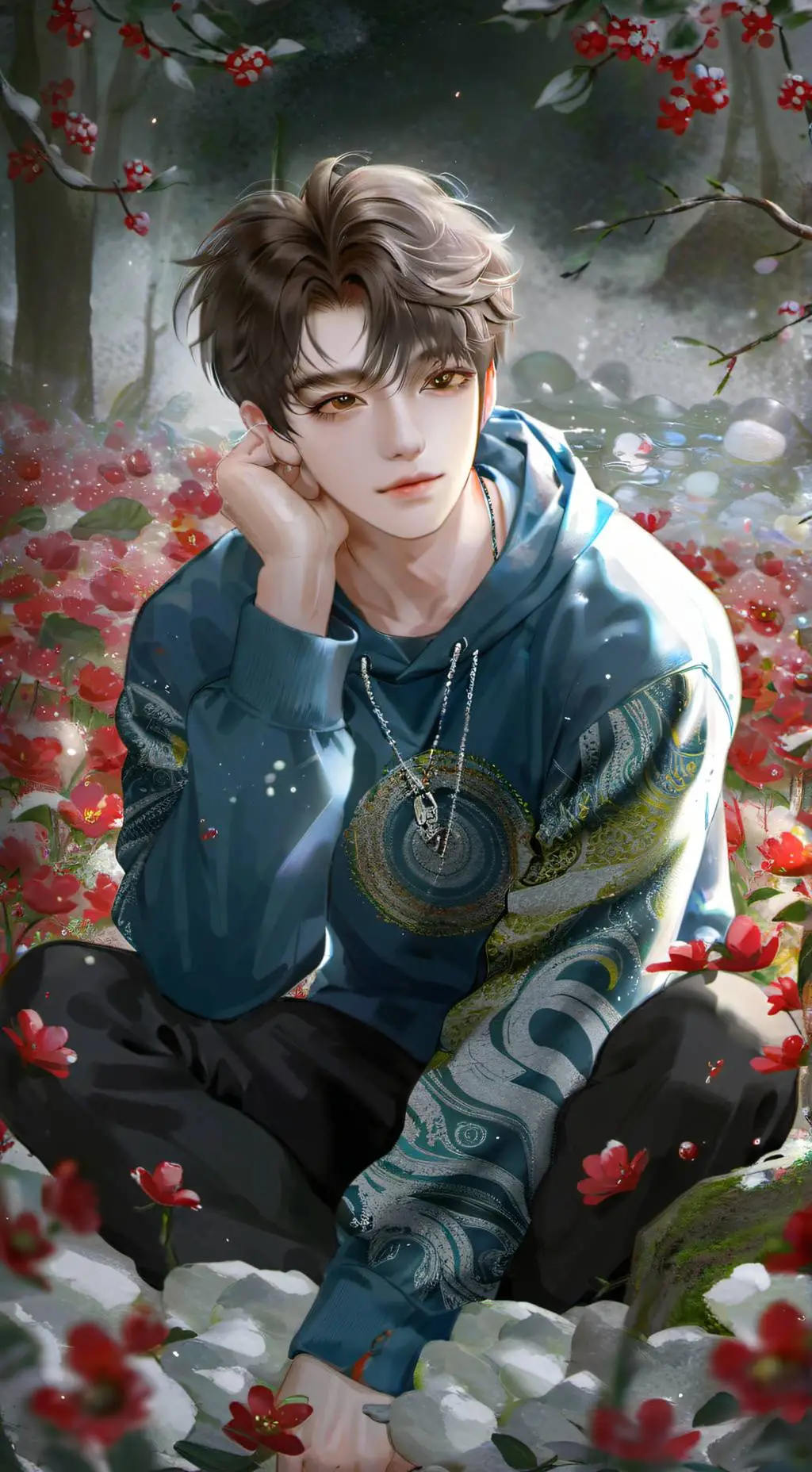 ai character: ThumbsForGood background