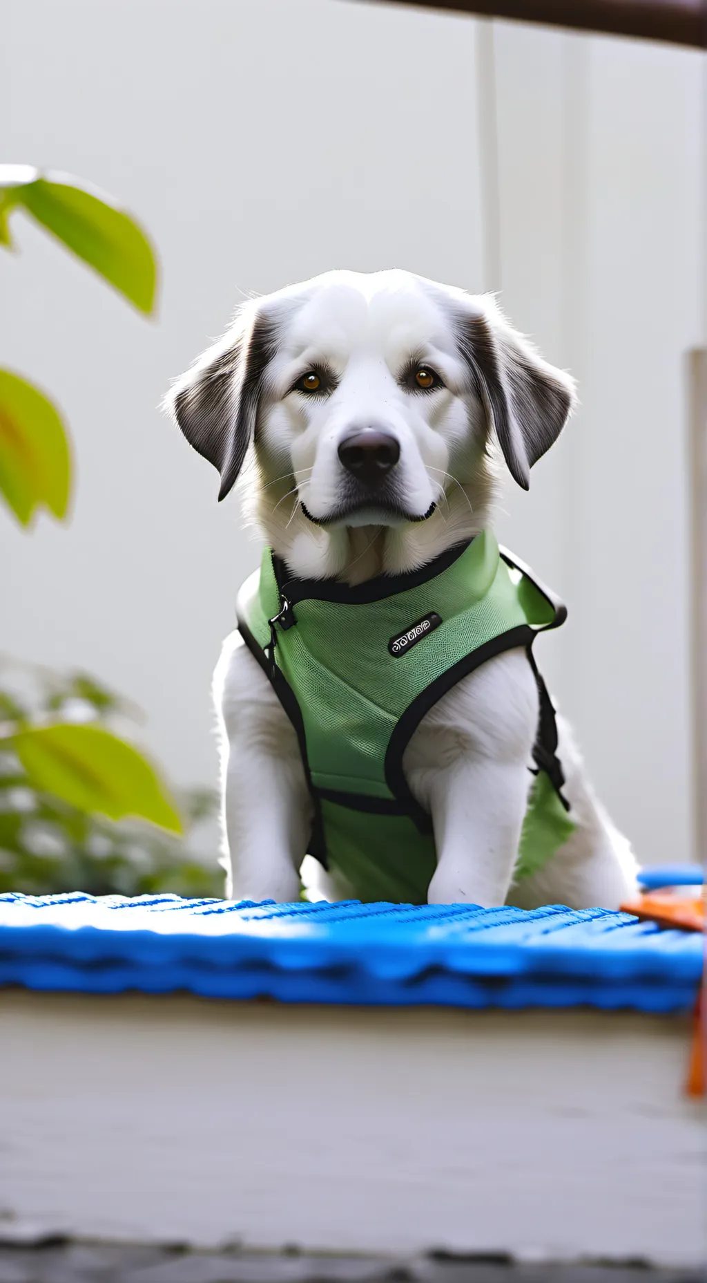 ai character: vee is crazy  background