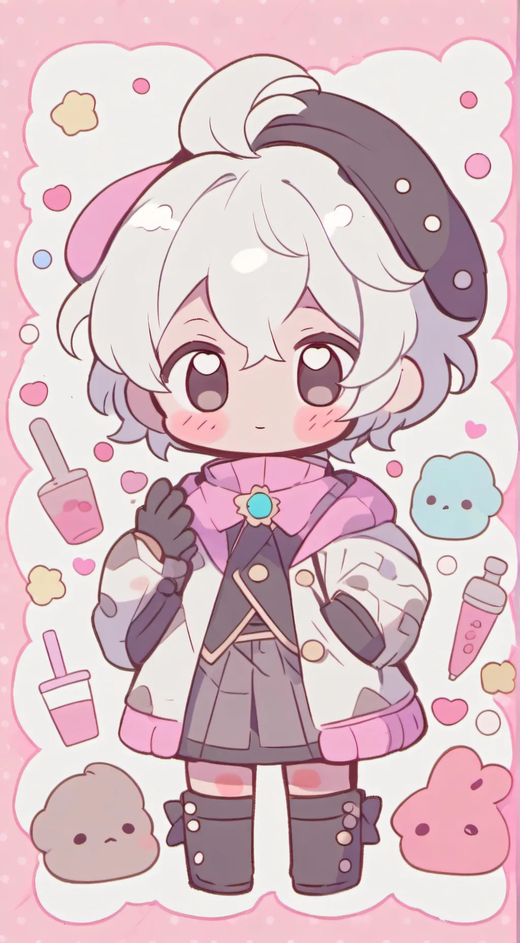 ai character: poop prank background