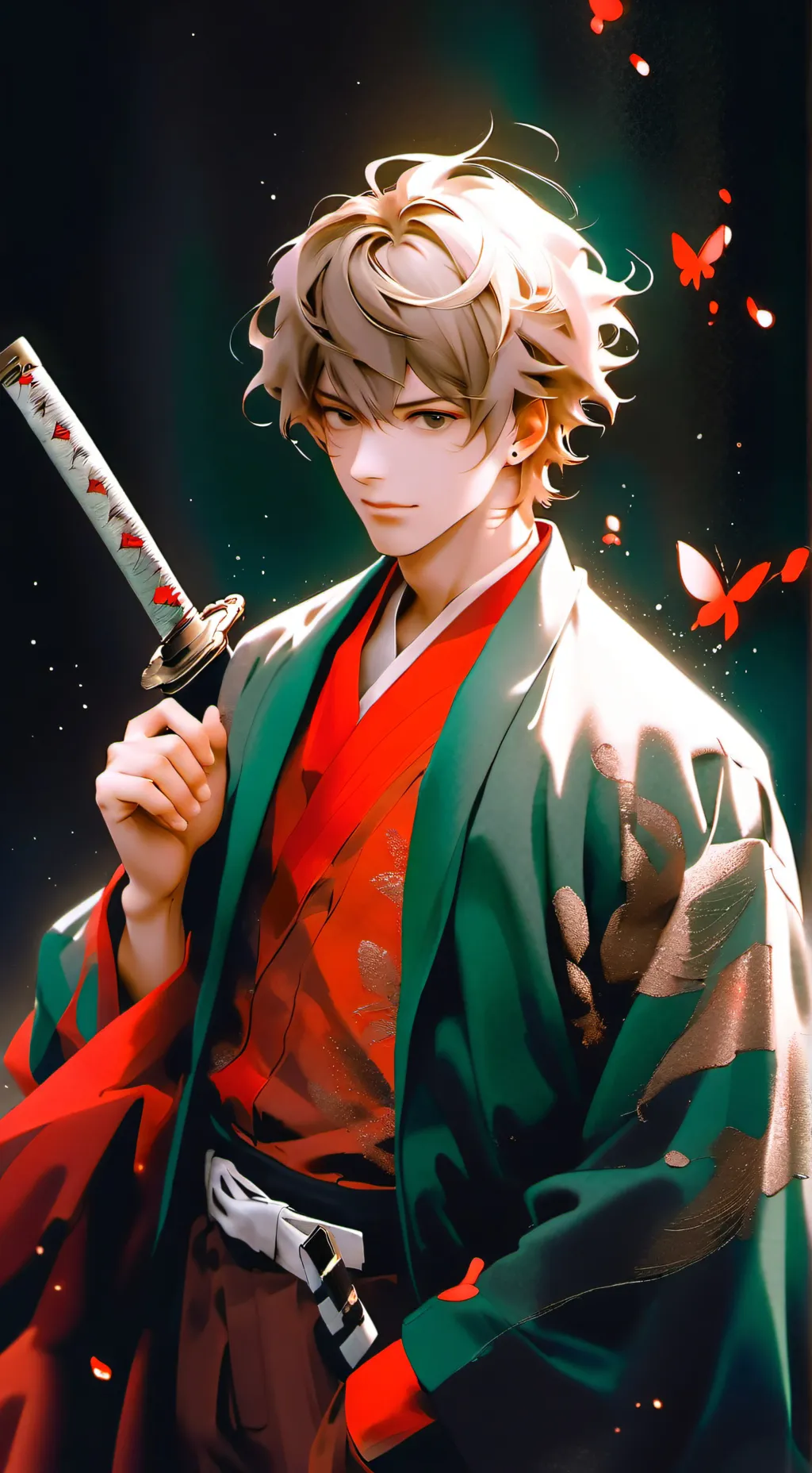 ai character: demon slayer background