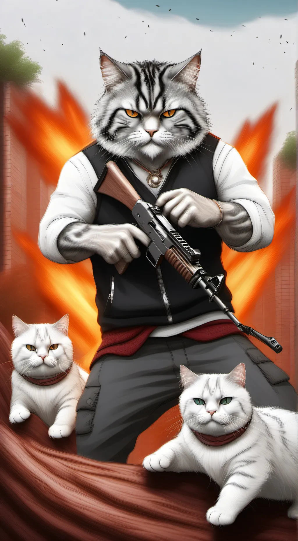 ai character: The Battle Cats background