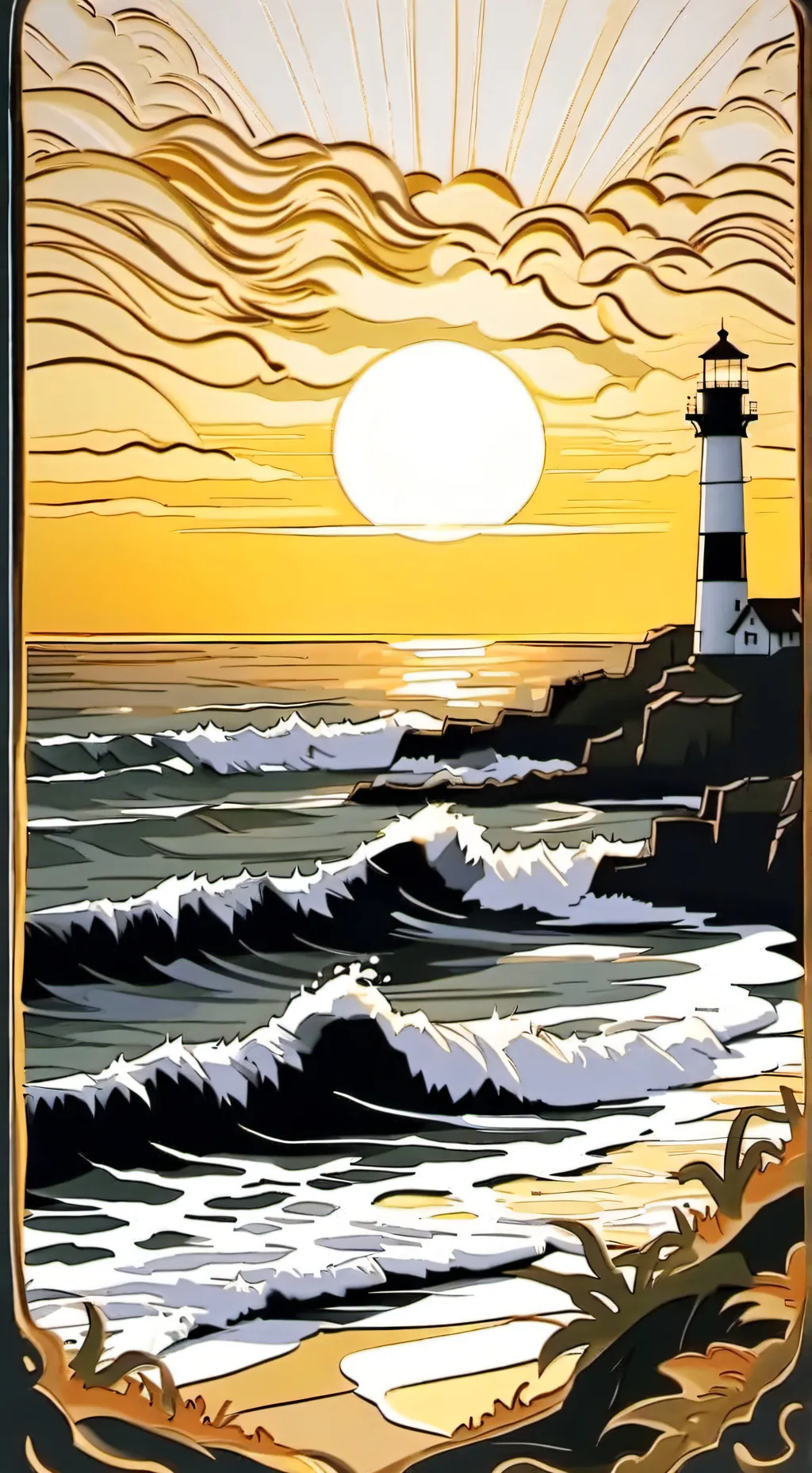 ai character: Outerbanks  background