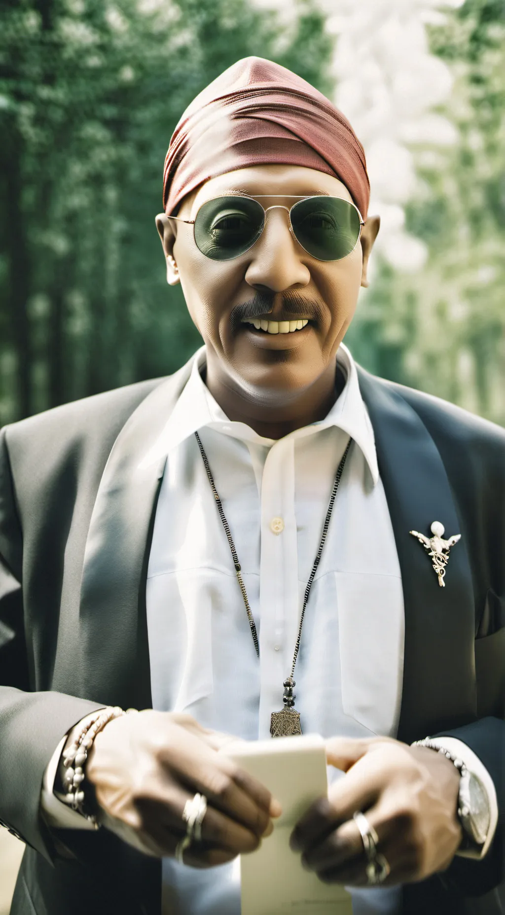 ai character: super real gangsta background