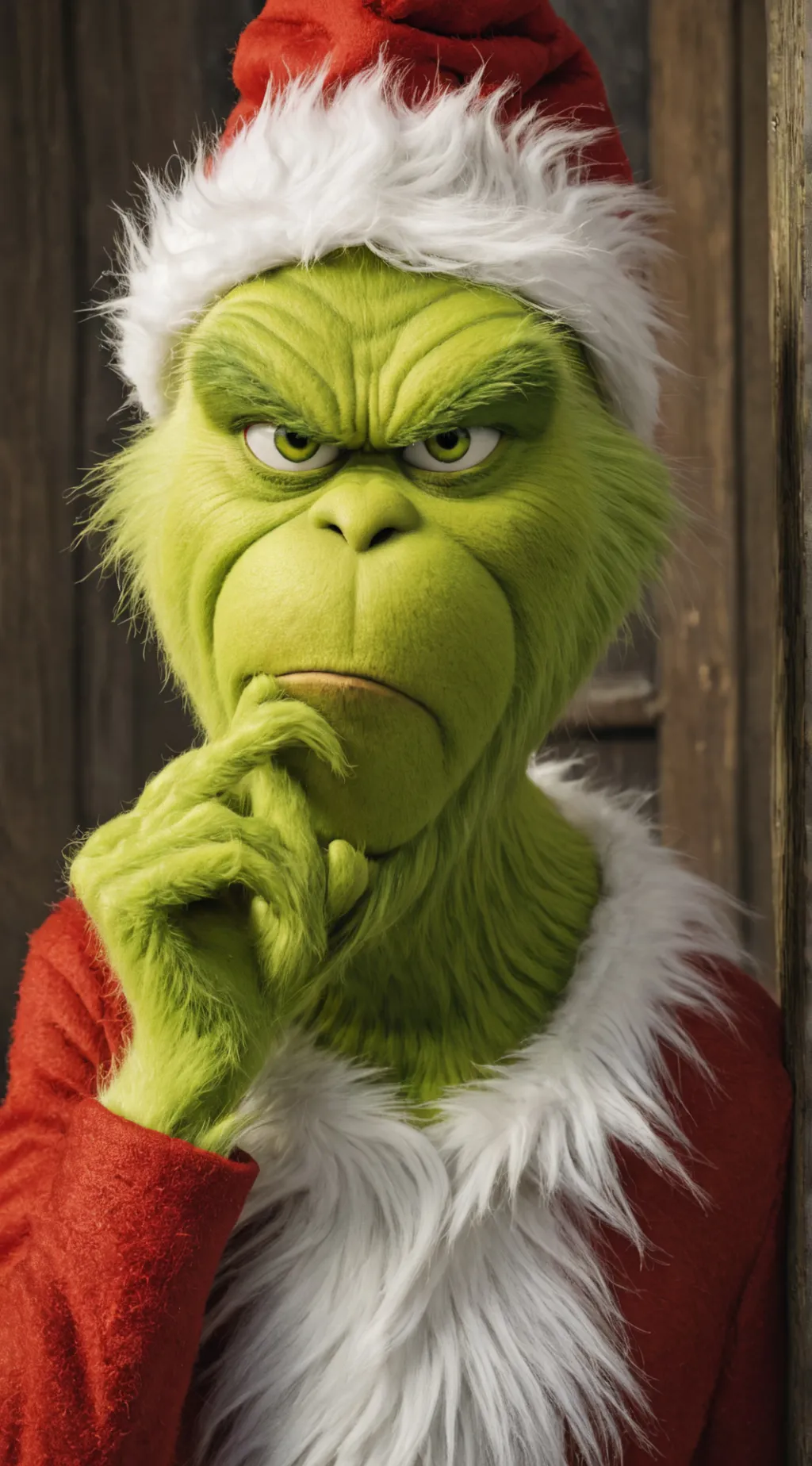 ai character: Grinch background