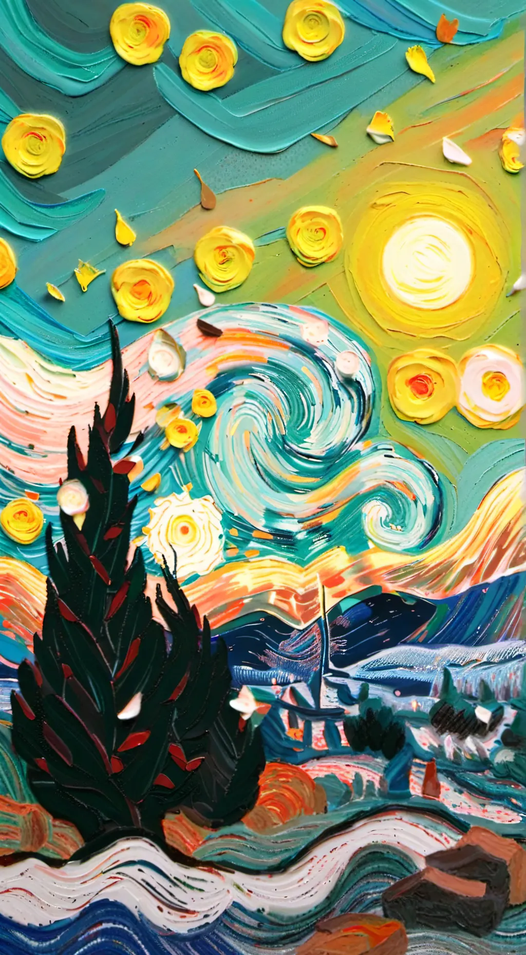 ai character: certificate background