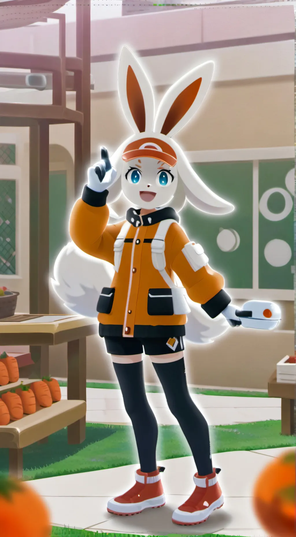 ai character: Cinderace background