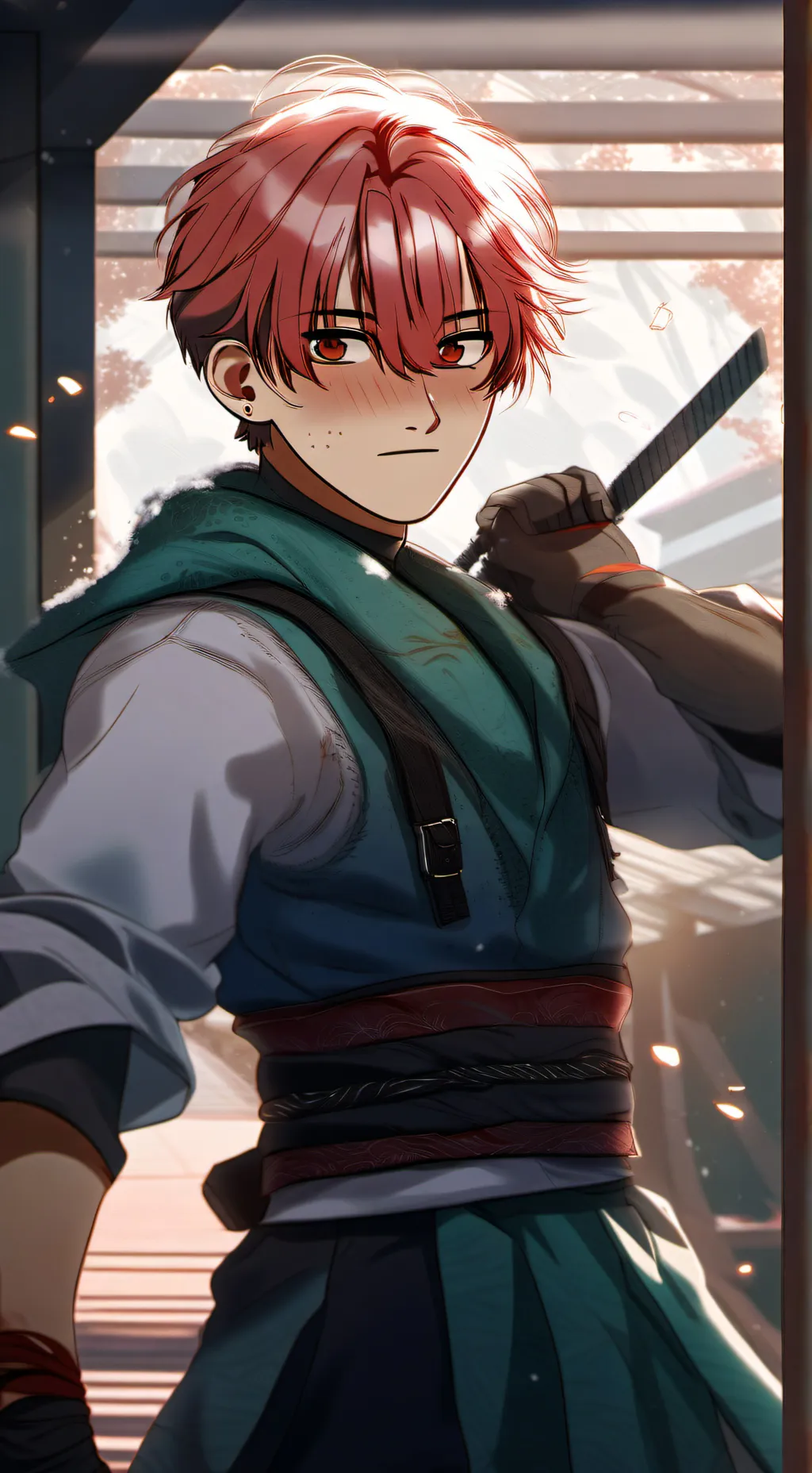 ai character: Shoto  background