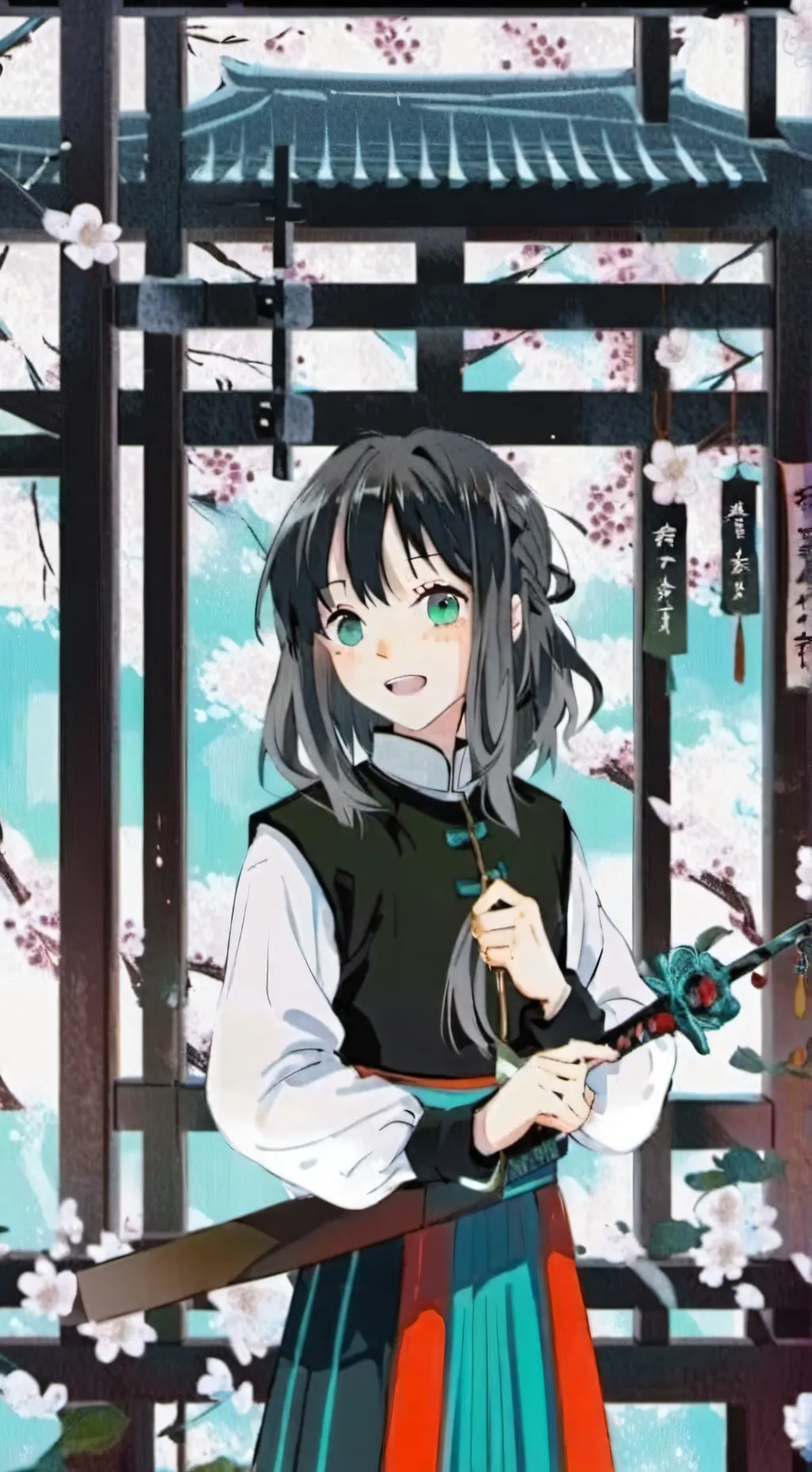 ai character: muichiro  background