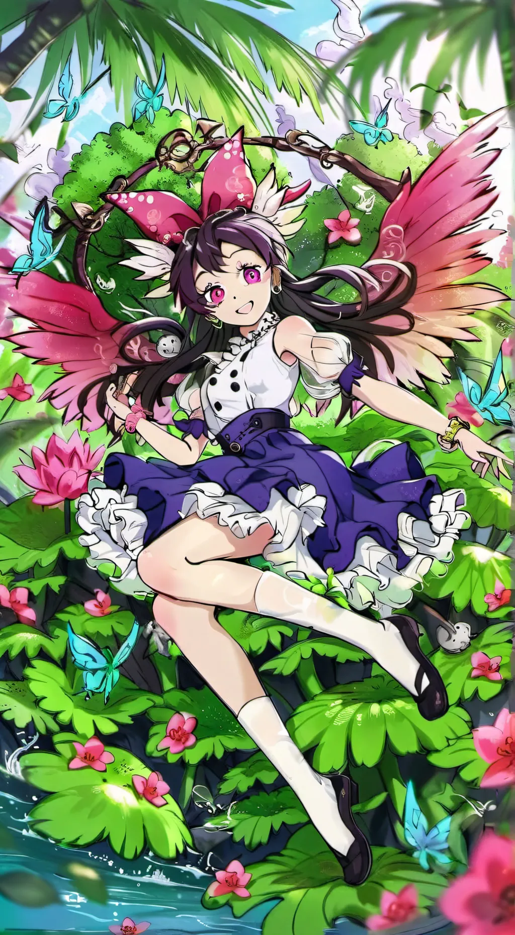 ai character: Demon slayer background