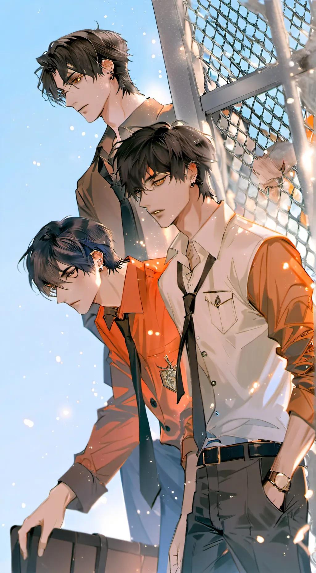 ai character: adam,liam,zack  background