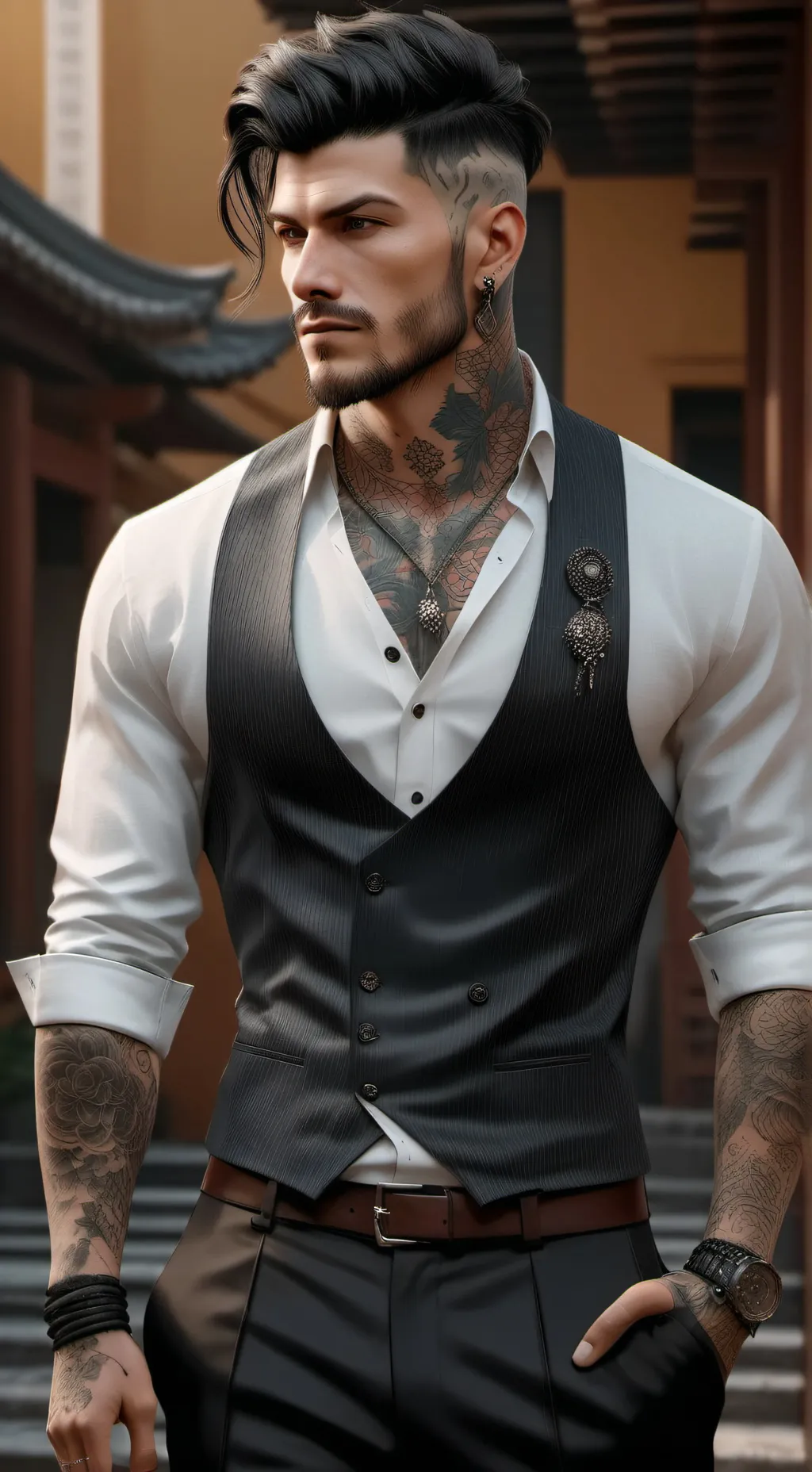 ai character: Liam background