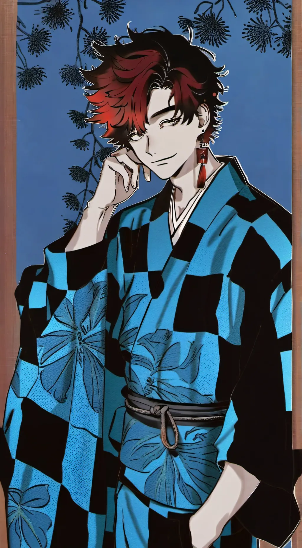 ai character: Demon slayer background