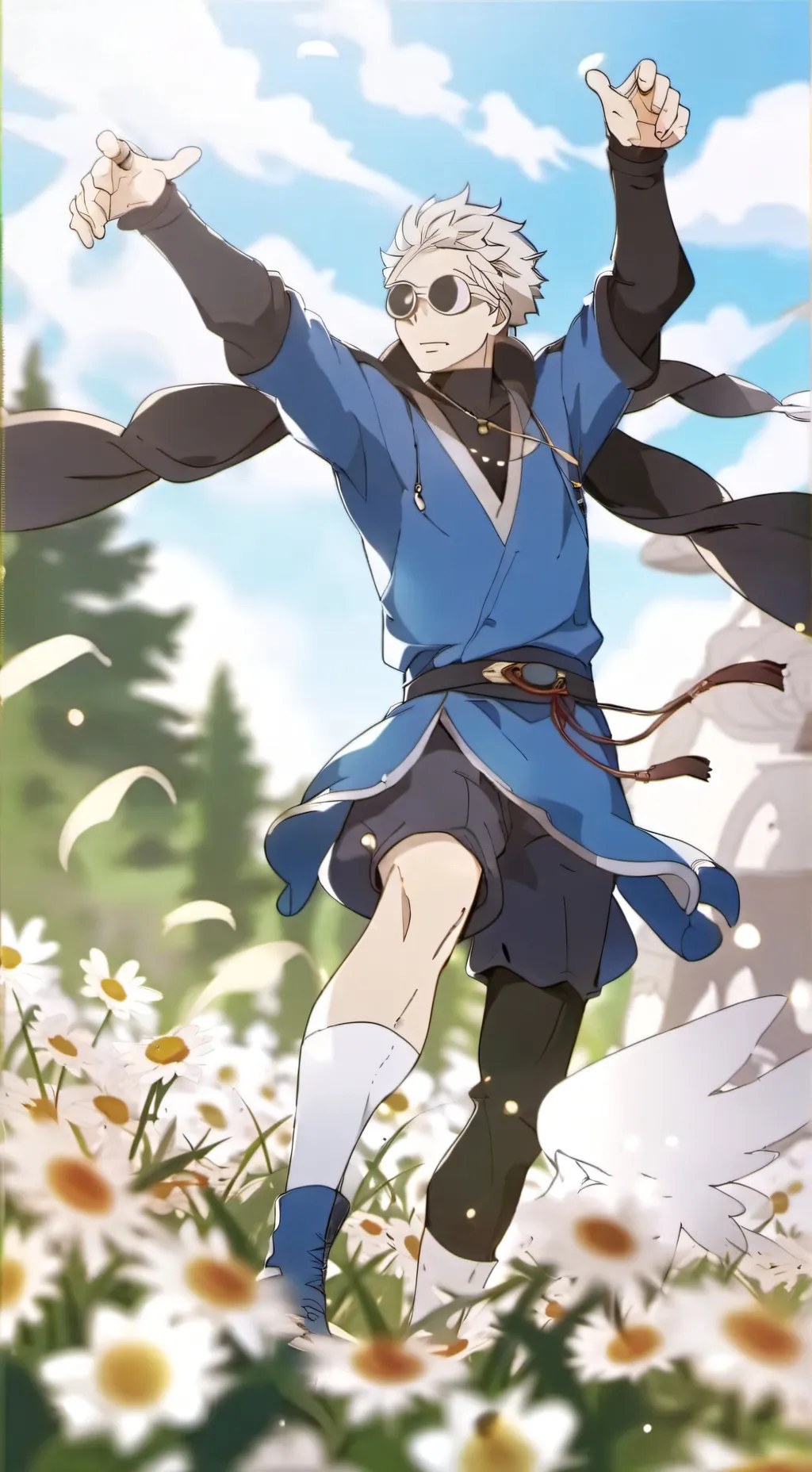 ai character: gojo background