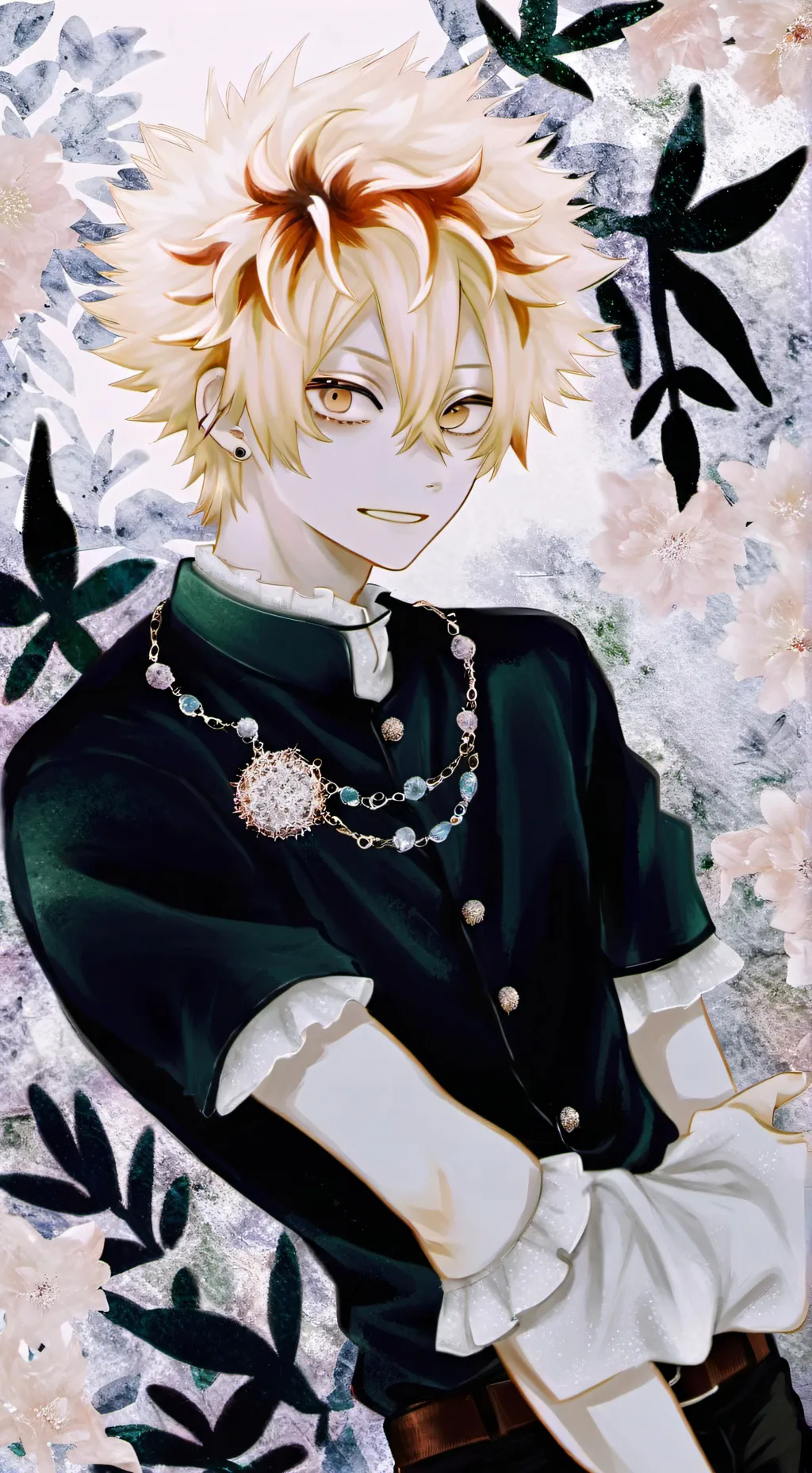 ai character: king Bakugo  background