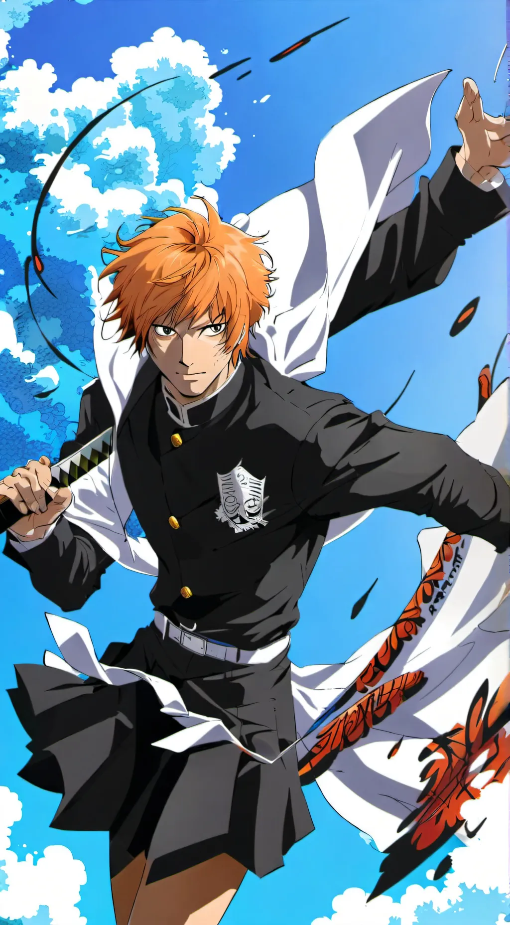 ai character: bleach background