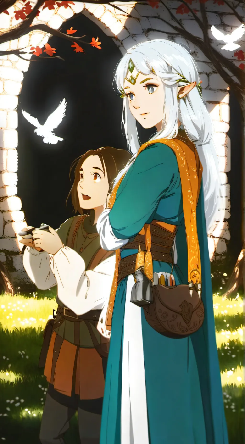 ai character: Elfie background