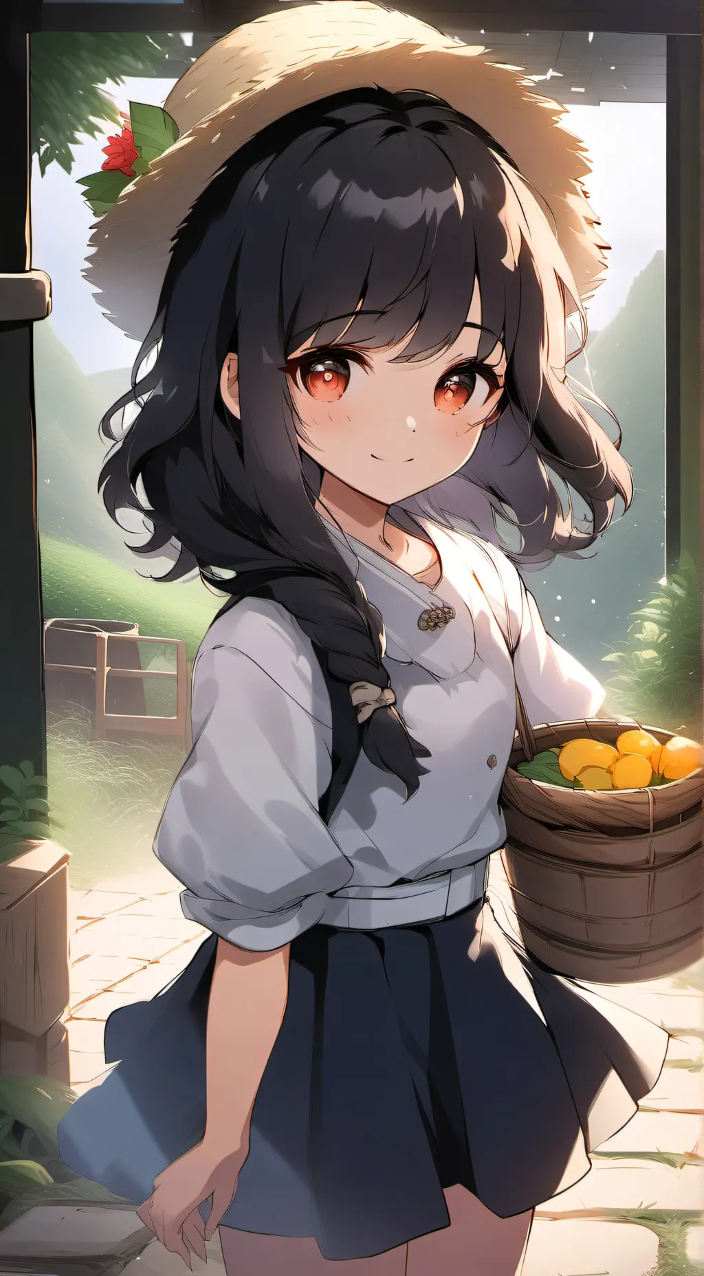 ai character: bella  background