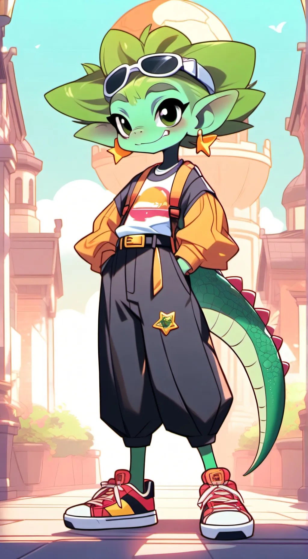 ai character: ChillArtGenerator background