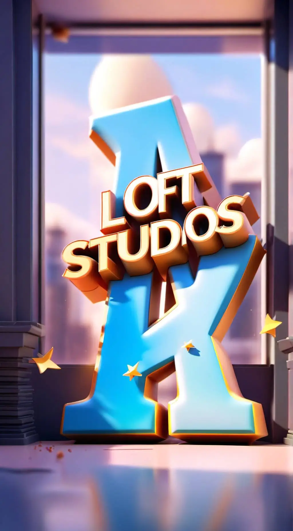 ai character: loft studios  background