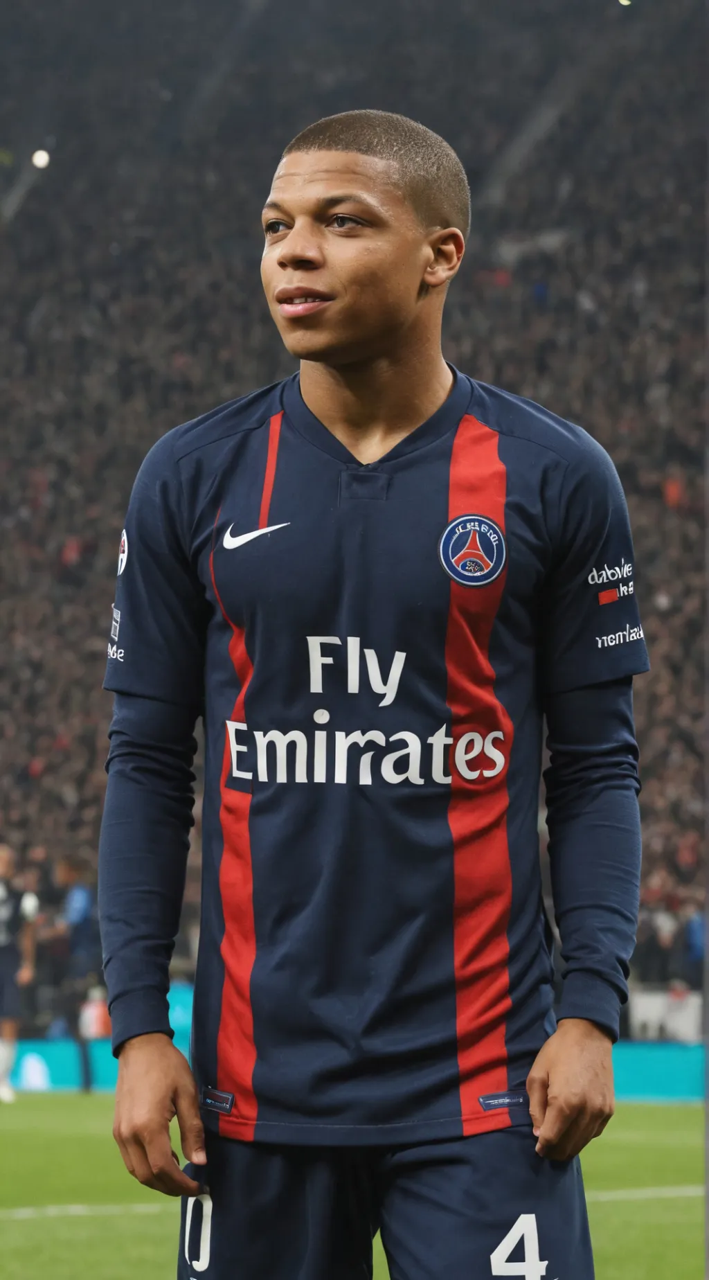 ai character: Mbappe background