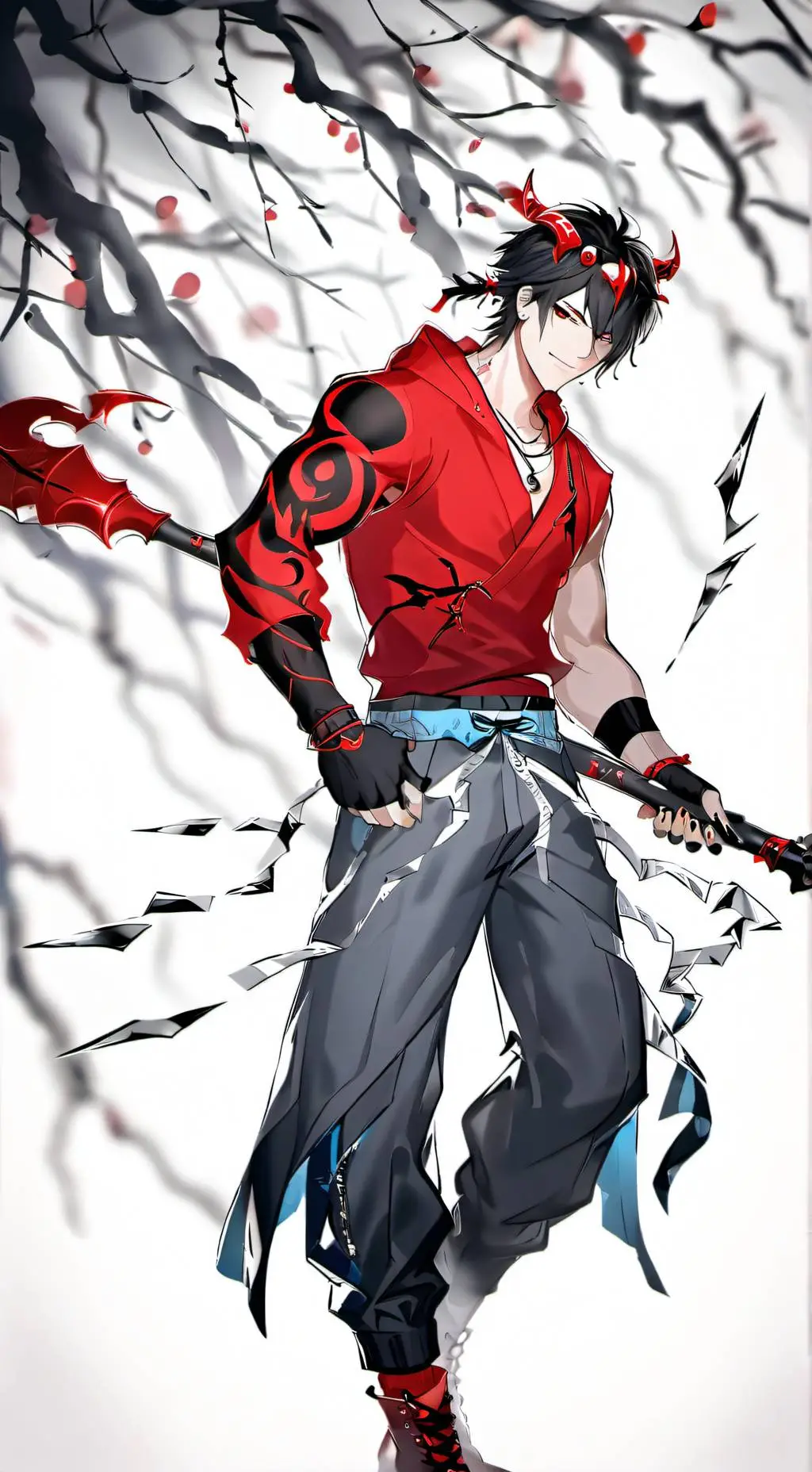 ai character: Dəvo  background