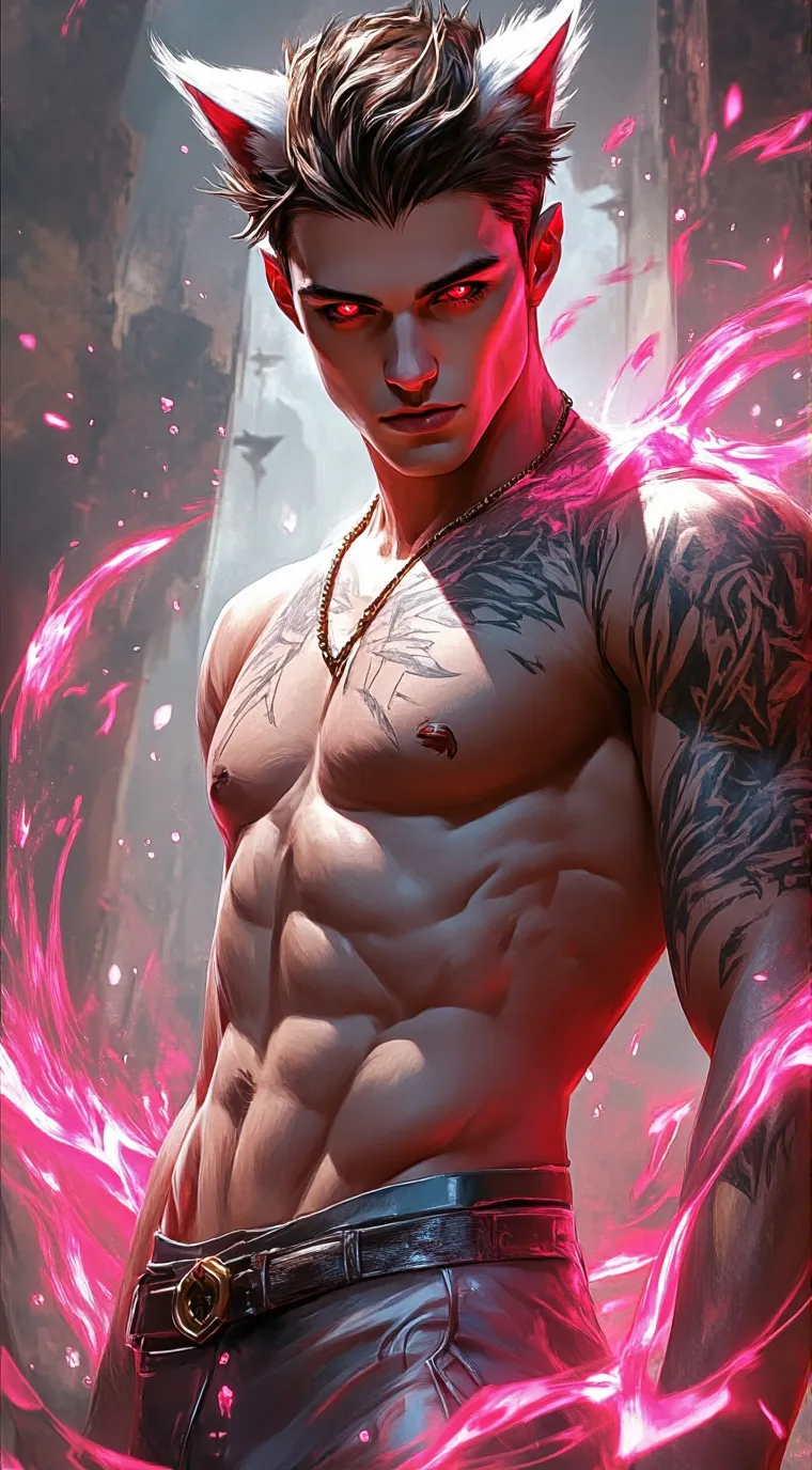 ai character: 🤍 Andras 🤍 background