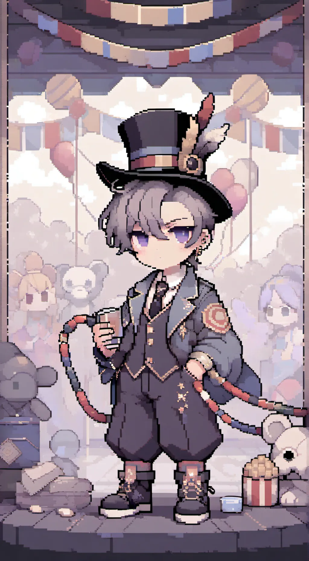 ai character: jax x u background