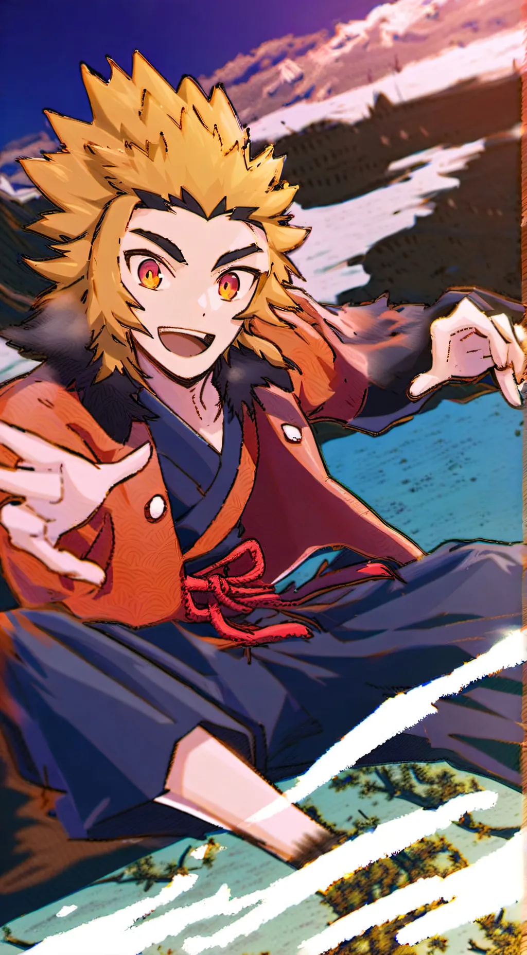 ai character: rengoku  background