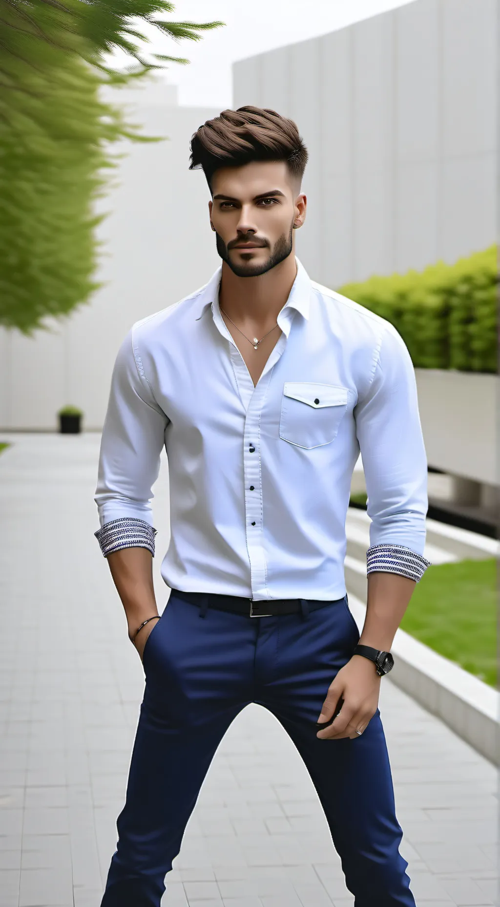 ai character: Dad background