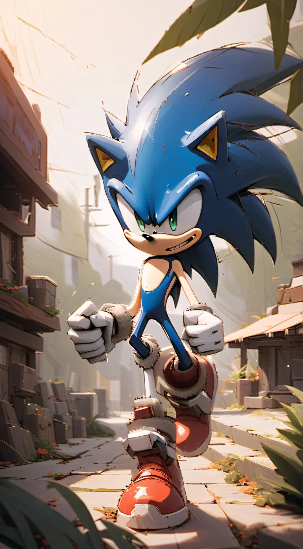 ai character: Sonic & Nine background