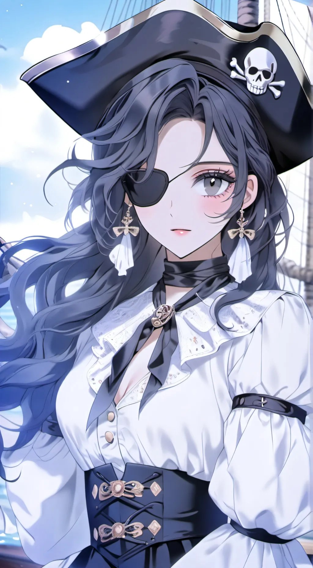 ai character: luna background