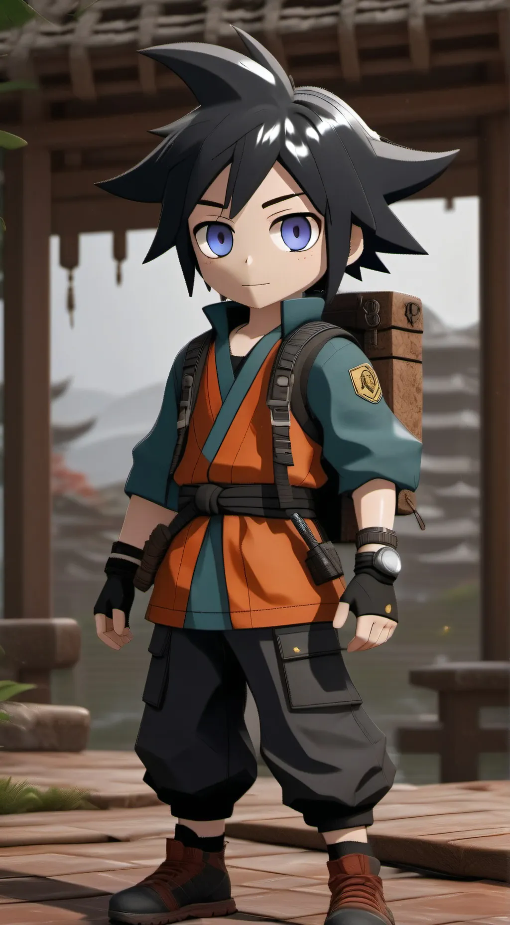 ai character: giyyu tomioka background