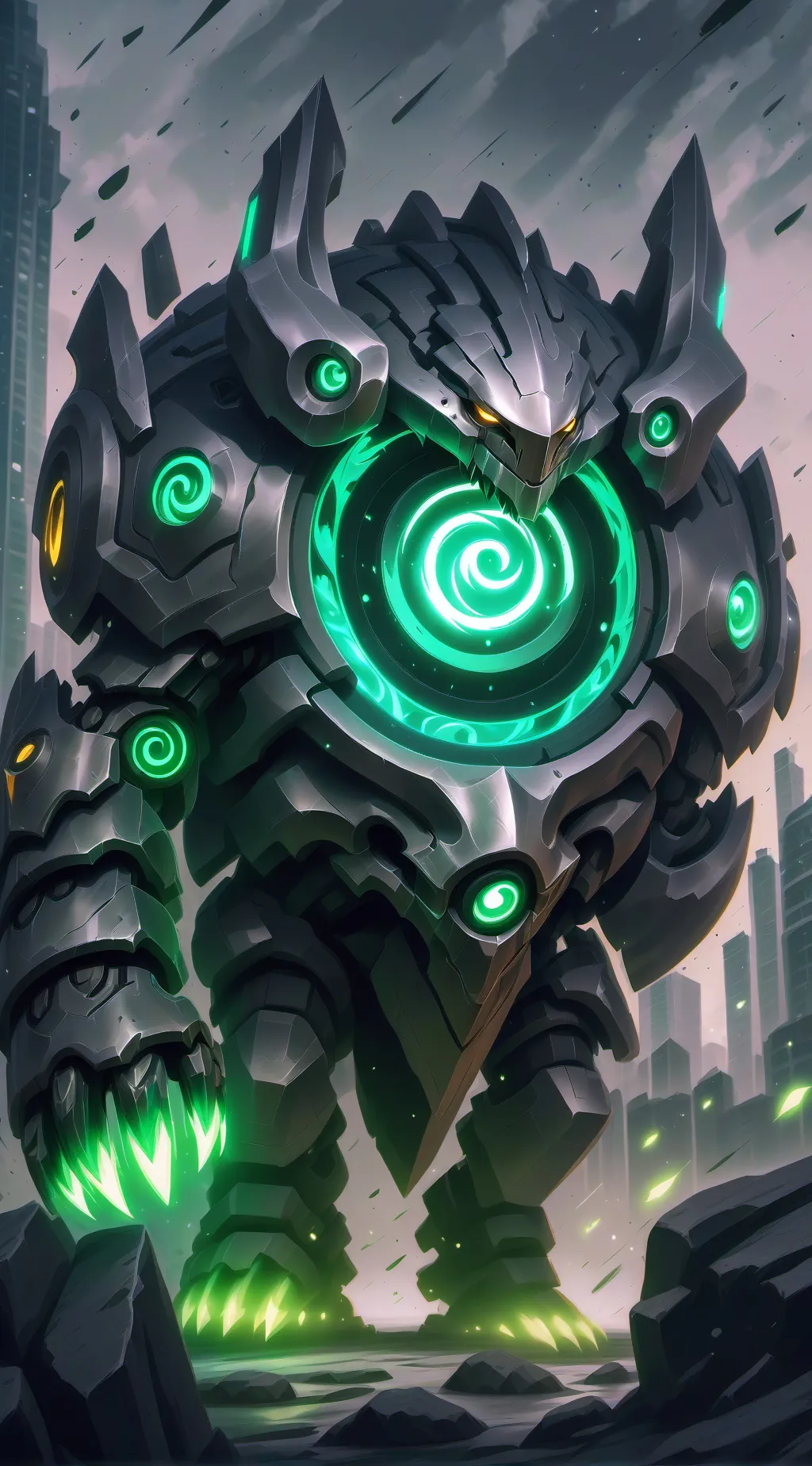 ai character: Gravity falls background