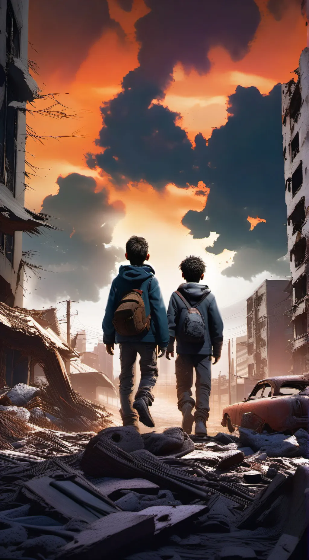 ai character: Josh and James  background