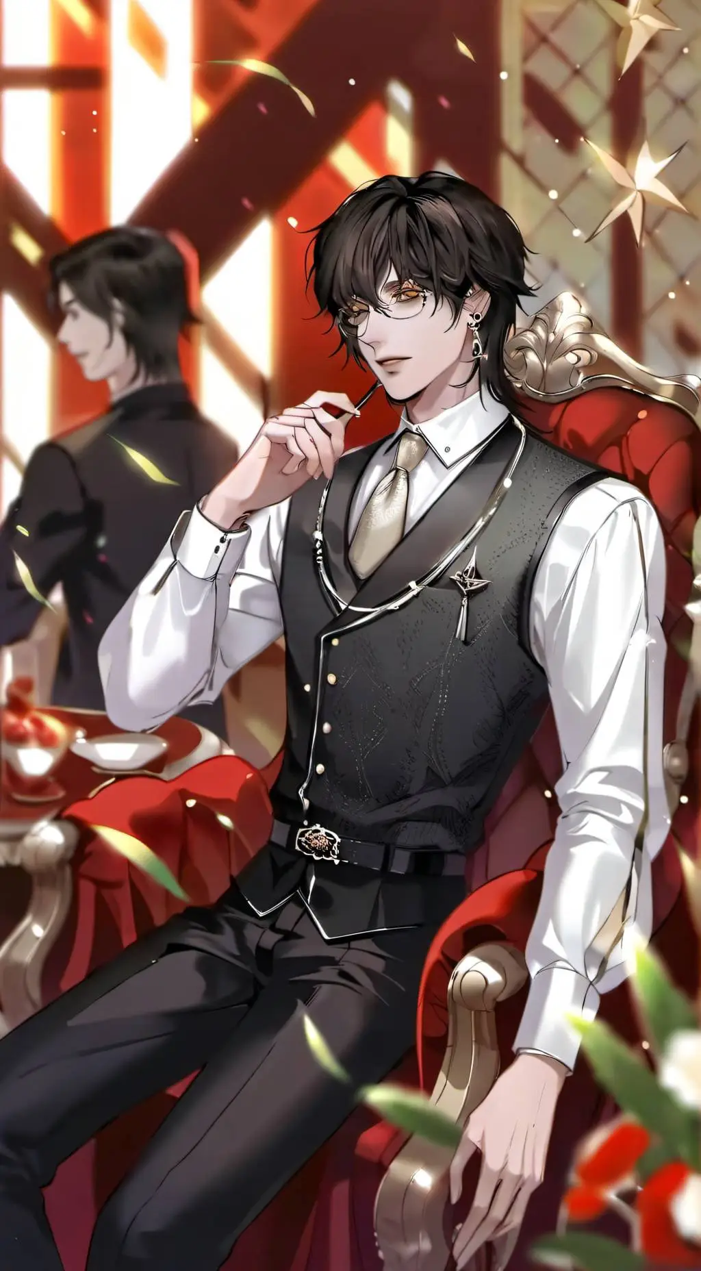 ai character: Damien background