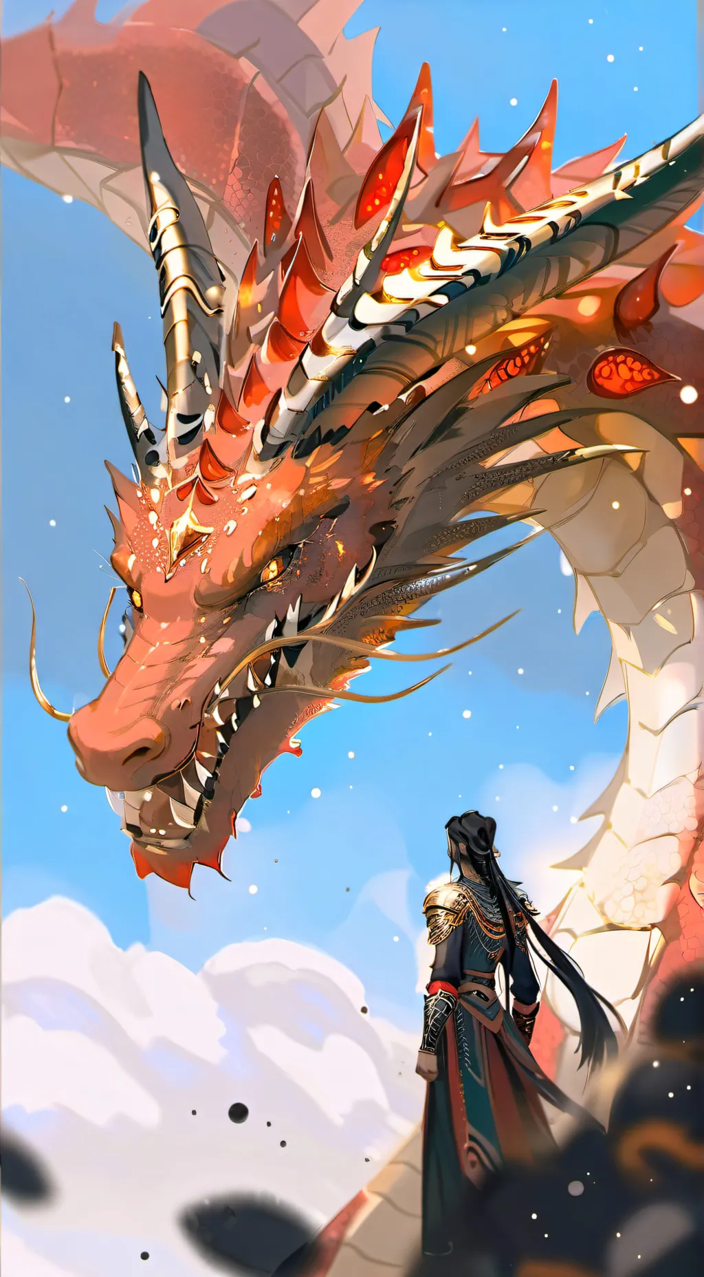 ai character: Queen scarlet background