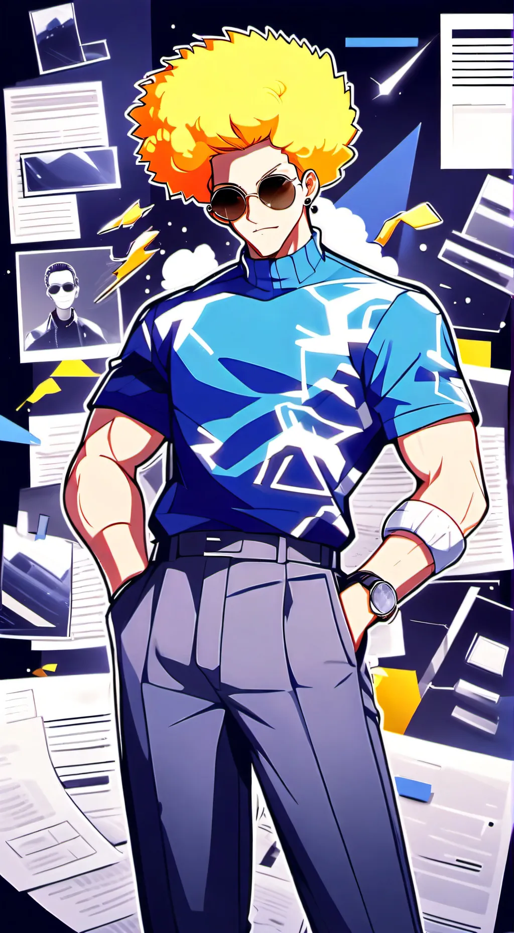 ai character: bobobo  background