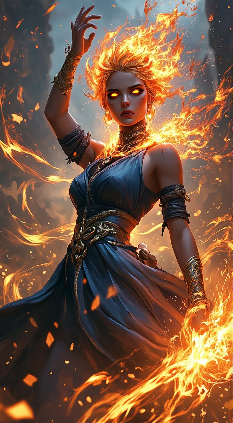 ai character: Hellfire background