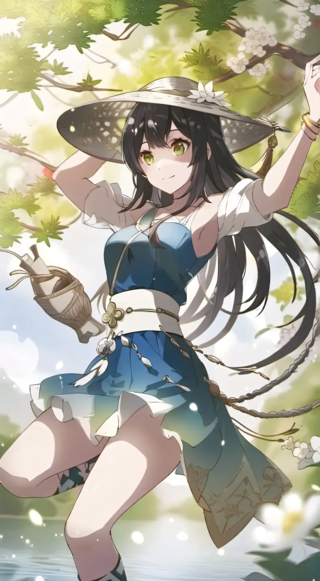 ai character: sc Christmas! background