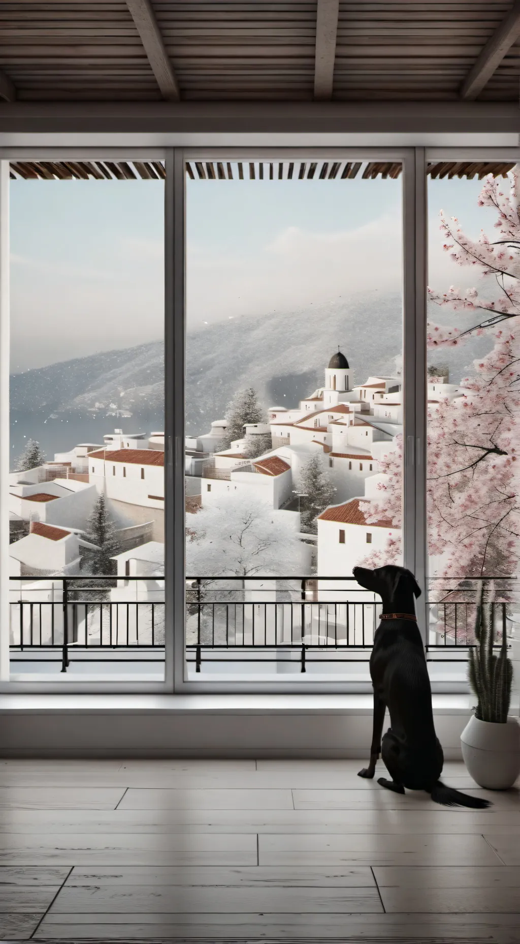 ai character: Academia de perros background